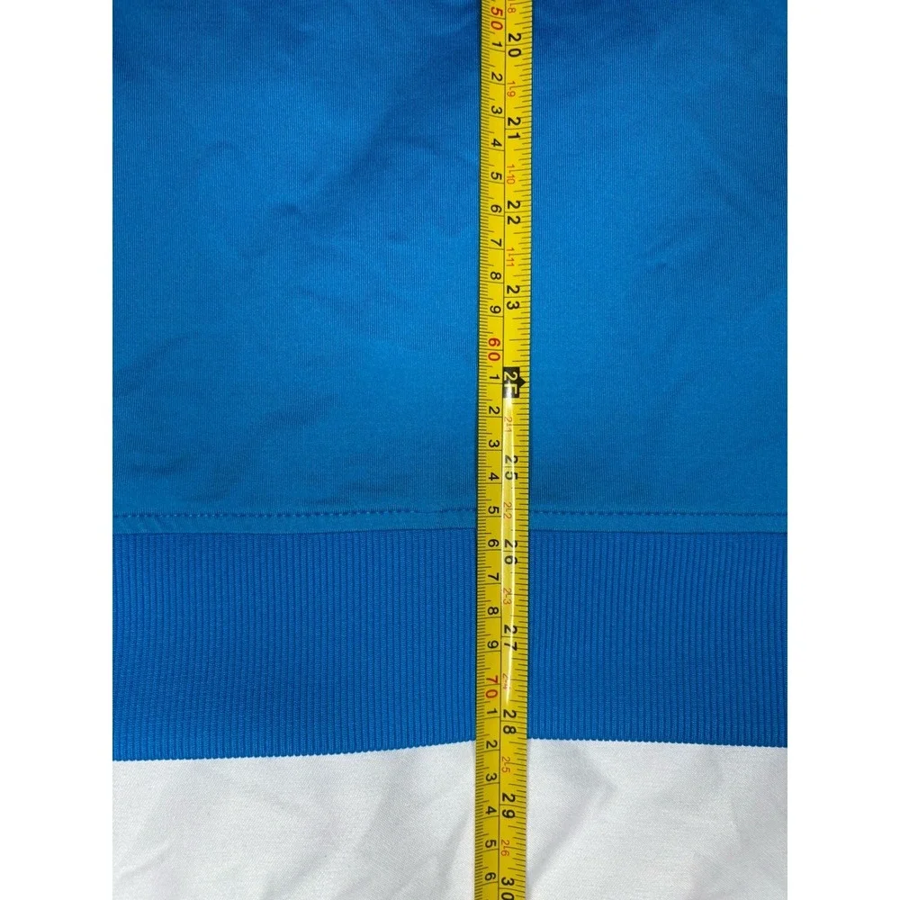 FootJoy Pullover Men's Size Large Blue 1/4 Zip Long Sleeve Nylon Stretch Golf‎